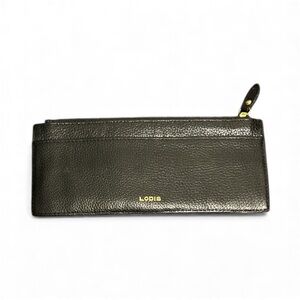 Lodis Black Leather Cash/Card Holder